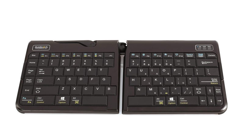 Goldtouch GTP-0044W Go!2 Bluetooth Wireless Mobile Keyboard, Portable Foldable Travel Keyboard Black - Image 1